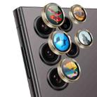 For Samsung Galaxy S25 Ultra 5G ENKAY Hat-Prince AR 9H Rear Lens Aluminium Alloy Tempered Glass Film(Gold) - 1