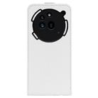 For Nothing Phone 3a Pro R64 Texture Single Vertical Flip Leather Phone Case(White) - 3
