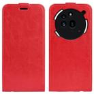 For Nothing Phone 3a Pro R64 Texture Single Vertical Flip Leather Phone Case(Red) - 1