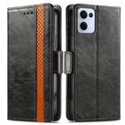 For OPPO Reno13 CaseNeo Splicing Dual Magnetic Buckle Leather Phone Case(Black) - 2