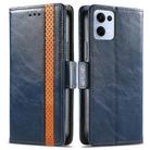 For OPPO Reno13 CaseNeo Splicing Dual Magnetic Buckle Leather Phone Case(Blue) - 2