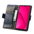 For Huawei Mate 70 CaseNeo Splicing Dual Magnetic Buckle Leather Phone Case(Blue) - 3