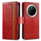 For Huawei Mate 70 CaseNeo Splicing Dual Magnetic Buckle Leather Phone Case(Red) - 2