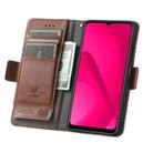 For Huawei Mate 70 Pro CaseNeo Splicing Dual Magnetic Buckle Leather Phone Case(Brown) - 3