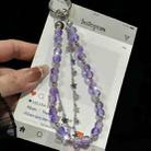 Simple Tassel Pearl Phone String(Purple) - 1