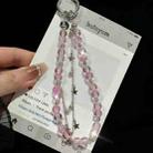 Simple Tassel Pearl Phone String(Pink) - 1