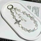Asteroid Pearl Mobile Phone Chain(White) - 1