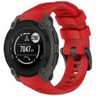 For Garmin Instinct E 40mm Breathable Silicone Watch Band Wristband(Red) - 1