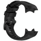 For Garmin Instinct E 40mm Breathable Silicone Watch Band Wristband(Black) - 3