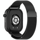 For Honor ROSSINI 2i Milanese Magnetic Loop Metal Watch Band(Black) - 2