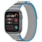 For Huawei Watch D2 Nylon Loop Hook and Loop Fastener Watch Band(Blue Gray) - 1
