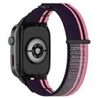 For Huawei Watch D2 Nylon Loop Hook and Loop Fastener Watch Band(Pink Purple) - 2