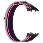 For Huawei Watch D2 Nylon Loop Hook and Loop Fastener Watch Band(Pink Purple) - 3