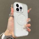 For iPhone 14 Pro Translucent Armor MagSafe N52 Thin Circle Phone Case(Transparent) - 1