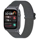 For Huawei Watch D2 Nylon Elastic Braided Watch Band(Dark Gray) - 1