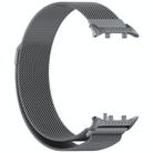 For Huawei Watch D2 Vertical Metal Connector Milanese Magnetic Loop Watch Band(Gray) - 3