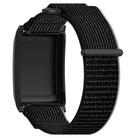 For WHOOP 4.0 Nylon Loop Hook and Loop Fastener Watch Band(Black+Gray) - 2