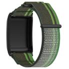 For WHOOP 4.0 Nylon Loop Hook and Loop Fastener Watch Band(Green) - 2