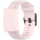 For WHOOP 4.0 Watch Case Integrated Silicone Watch Band(Light Pink) - 1