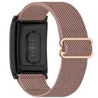 For WHOOP 4.0 Slide Buckle Nylon Elastic Braided Watch Band(Rose Pink) - 2