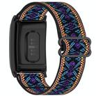 For WHOOP 4.0 Slide Buckle Nylon Elastic Braided Watch Band(Blue Purple) - 2