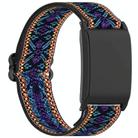 For WHOOP 4.0 Slide Buckle Nylon Elastic Braided Watch Band(Blue Purple) - 3