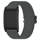 For WHOOP 4.0 Slide Buckle Nylon Elastic Braided Watch Band(Dark Gray) - 1