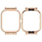 For vivo Watch GT Metal Ear Watch Frame Watch Protective Case(Rose Gold) - 1