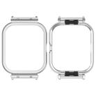 For vivo Watch GT Metal Ear Watch Frame Watch Protective Case(Silver) - 1