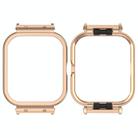 For vivo iQOO Watch GT Metal Ear Watch Frame Watch Protective Case(Rose Gold) - 1