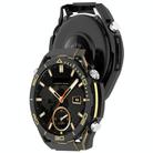 For Huawei Watch GT 5 46mm Change to Watch Ultimate Design PC Hollow Watch Protective Case(Black Gold) - 3