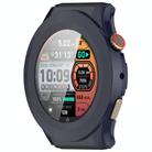 For Amazfit Cheetah Pro Tempered Film Integrated PC Watch Protective Case(Ink Blue) - 2