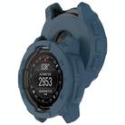 For Garmin Instinct 3 AMOLED / Solar 45mm Silicone Watch Protective Case(Blue) - 3