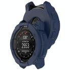 For Garmin Instinct 3 AMOLED / Solar 45mm Silicone Watch Protective Case(Midnight Blue) - 3