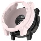 For Garmin Instinct 3 AMOLED / Solar 50mm Silicone Watch Protective Case(Light Pink) - 1