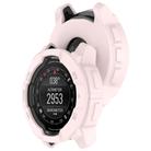 For Garmin Instinct 3 AMOLED / Solar 50mm Silicone Watch Protective Case(Light Pink) - 3