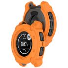 For Garmin Instinct E 40mm Half Coverage Hollow TPU Armour Watch Protective Case(Orange) - 3