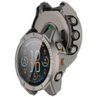 For Garmin Tactix 8 AMOLED 47mm Tempered Film Integrated PC Watch Protective Case(Titanium Blue) - 3