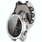 For Garmin Tactix 8 AMOLED 51mm Tempered Film Integrated PC Watch Protective Case(Silver Black) - 3