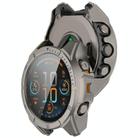 For Garmin Tactix 8 Solar 51mm Tempered Film Integrated PC Watch Protective Case(Titanium Blue) - 3