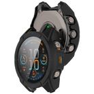 For Garmin Tactix 8 Solar 51mm Tempered Film Integrated PC Watch Protective Case(Black Blue) - 3