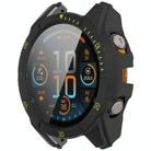For Garmin Tactix 8 Solar 51mm Tempered Film Integrated PC Watch Protective Case(Black Green) - 2