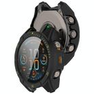 For Garmin Tactix 8 Solar 51mm Tempered Film Integrated PC Watch Protective Case(Black Green) - 3