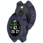 For Garmin Descent G2 Hollow Armor TPU Half Coverage Protective Watch Case(Midnight Blue) - 3