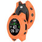 For Garmin Descent G2 Hollow Armor TPU Half Coverage Protective Watch Case(Orange) - 3