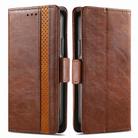 For Fujitsu Arrows We2 / F-52E CaseNeo Splicing Dual Magnetic Buckle Leather Phone Case(Brown) - 2