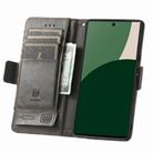 For Fujitsu Arrows We2 / F-52E CaseNeo Splicing Dual Magnetic Buckle Leather Phone Case(Gray) - 3