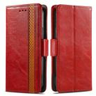 For Fujitsu Arrows We2 / F-52E CaseNeo Splicing Dual Magnetic Buckle Leather Phone Case(Red) - 2