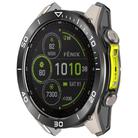 For Garmin Fenix 8 AMOLED 51mm Stainless Steel Metal Watch Protective Ring(Time Zone Black White) - 2