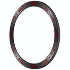 For Garmin Fenix 8 MIP 47mm Stainless Steel Metal Watch Protective Ring(Compete Speed Black Red) - 3